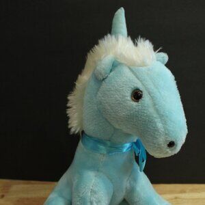 vintage blue unicorn plush Superior Toy Novelty korea stuffed animal toy